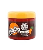 Malibu Fast Tanning Körperbutter mit Beta-Carotin, Gel, wasserfest, zur Bräunung, 300 ml