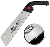 Famex 5505 Profi Japansäge 300mm aus Karbonstahl 14TPI - Japanische Zugsäge Kataba mit flexiblem Sägeblatt - Feinsäge, Handsäge - TOP-Qualität - Made in Japan
