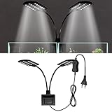 ADDLIVE Aquarium LED Beleuchtung, X7 Aquarium Gepflanzt Clip Lampe, Super Slim LED Aquarium Lampe, Beleuchtung Lampe für Aquarium und Fische Tank Beleuchtung, Kompakte Aquarienleuchte
