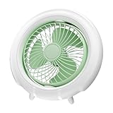 Tischventilator – Ventilator mit 3 Geschwindigkeiten mit leichtem, hängendem Kühlgebläse | starker Lüfter zur Kühlung des Luftstroms, persönlicher USB-Aufladungsventilator, leistungsstark