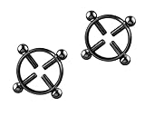 Nippelklemmen Brustwarzen，Fetisch Nippelklemmen，Einstellbar Nipple Clamps，Schwarz Bdsms spielzeug ，Edelstahl Brustwarzenklemmen，Stimulation Erotik SM，für Paare Extrem Sex