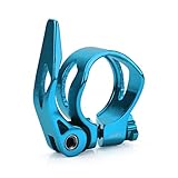 DONGKER Fahrrad Sattelkloben,Aluminiumlegierung Fahrrad Sattelklemme,Mountainbike Sattelstützen-Klemme mit Schnellspanner für 27,2 mm, 28,6 mm Sattelrohr