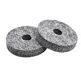 POENVFPO 23-teiliges Becken-Hardware-Set, Premium-Filzpads, Flügelmuttern und Unterlegscheiben für die Performance des Schlagzeug-Sets, Ersatzzubehör-Set (GREY)