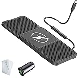 JKDfghF Induktive Ladestation Auto für Bugatti Tourbillon, 20W Rutschfestes Kabelloses Autoladegerät, Kabelloser Handy Ladegerät, Universelles Induktionsladegerät,B Type-C