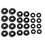 12 Paar Silikon-Ohrstöpsel, Gels, Virtual Surround-Headset, L+R Kopfhörer für 90 % In-Ear-Ohrstöpsel