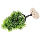 MOTHNUR Künstliche Wasserpflanzen Aquarium Weihnachtsbaum Dekoration Lebensecht Farbbeständig Kunststoff Versteck für Fische Aquarium Landschaftsbau
