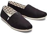 TOMS Alpargata Cotton Canvas Mens Black Espadrilles-UK 11 / EU 45