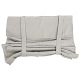 Amosfun Raumverdunkelungstürvorhang Thermal- Blackout Haken Trennwände Weiße Vorhänge Für Schlafzimmer Fensterrollos Hängend Lichter Wand Auto Thermischer Türvorhang Polyester Light Grey