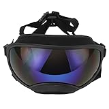 Entatial Große Hundebrille, Anti UV Hundebrille, Verstellbares Brillenband für Große Hunde Geeignet