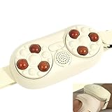 HYYKEJI Bianstone Bauchreibungsinstrument, Bauch-Bauchmassagegerät mit 3-stufiger Intensitätseinstellung, 360° Bianstone-Rotation, Verstellbarer Hüftgurt, zur Linderung von Muskelermüdungsschmerzen