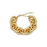 VLNET | Wickelarmband Schlangenkette | recyceltes Messing | Handarbeit | Länge verstellbar | Nickelgeprüft | DD11159