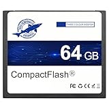 Dogfish Compact Flash Karte 64GB 400X CF Speicherkarte für Professionelle Fotografie und alte DSLR Kameras