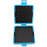 Mikrowellen-Toaster, Sandwich-Maker, Antihaftbeschichtete, Verstellbare Silikonbänder, Mikrowellen-Toastie-Sandwich-Maker, Fortschrittliche Maschine für Schnelle, Goldene, (BLUE)