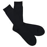 Jasmine Silk Damen 100% Seide Socken Silk Socks innensocke Unterziehsocken Arbeitssocken 35-40 (Schwarz)