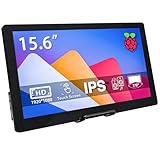 HAMTYSAN 15,6 Zoll Raspberry Pi Bildschirm FHD 1920x1080 Touchscreen Monitor IPS Sekundäranzeige mit Dual-Lautsprechern für Raspberry Pi 5/4/3/2/ Win11/10/8/7 Jetson Nano