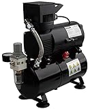 Airgoo Luxus Airbrush Kompressor AG-426 mit Supermacht Lüfter und Lufttank