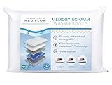 Mediflow Das Original 5008 50x70cm Wasserkissen mit Viskoschaum, Weiß, Single, 1 Stück (1er Pack)
