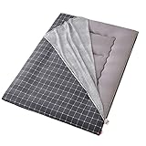 Allround -Schutzstaubabdeckung für einzelne Doppel -Futo, 100% Baumwollbodenmatratze für die japanische Tatami -Futon -Matratze, maschinell waschbar mit Reißverschluss
