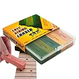 Uozonit Gitarren-Bund-Polierradierer, Reinigungswerkzeug, Gummi-Griffbrett-Reinigungsset, Gitarrenbund-Radiergummis für Gitarrenliebhaber