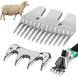Schafschermaschine Schermesser, gerade 13 Zähne Elektrischer Wollschneider Ziegenklipper Schere Ersatzteil Professionelles Schafschermesser für Schafschur und Tierpflege-Experten