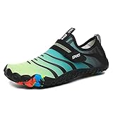 Maxome Grün Kinder Aquaschuhe, Wasserschuhe für Jungen, Mädchen, Outdoor-Sportschwimmen Surfen Tauchen Strand Barfußlaufen Schnell Trocken
