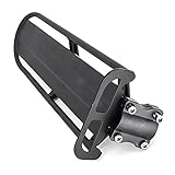 Fahrrad Gepäckträger Sattelstützgepäckträger aus Aluminiumlegierung Verstellbarer Fahrrad-Rücksitz für max 10 Kg/Komplett