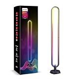 LANMOU LED Stehlampe Dimmbar mit Fernbedienung RGB Farbwechsel Lichtsaeule Moderne Ambient Stehleuchte für Wohnzimmer Schlafzimmer Farbtemperaturen und Helligkeit Stufenlos Dimmen