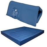 AQUA ROYAL Wasserbetten Matratze Softside Mono/UNO Wasserkern + Sicherheitsliner 180x200 cm für Wasserbett maximale Beruhigung F6