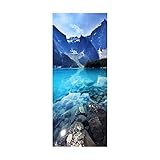 workid 3D Türtapete Türfolie selbstklebend TürPoster PVC Türaufkleber Fototapeten-Gletscher 77x200