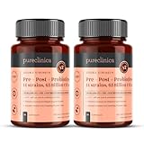 Probiotikum mit 65 Milliarden KBE x 180 Kapseln (2 Dosen à 90) – 14 Bakterienstämme mit Präbiotika & Postbiotika – 6 Monate Vorrat