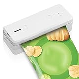 BAIFULAI Mini Folienschweißgerät, USB wiederaufladbar Tragbare Vakuumierer 3 Modi, Mini Folienschweißgerät, Magnetisches Design, Schweißgerät für Chipstüten Plastiktüten Beutel Spänesäcke Snack