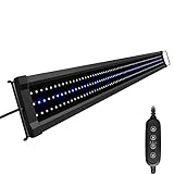 NICREW ClassicLED G2 Aquarium Beleuchtung, Steuerbar LED Lampe mit Mondlicht, IP67 Wasserdicht für Süßwasser-Aquarien, 118-150cm