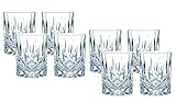 Spiegelau & Nachtmann Noblesse Whiskybecher Set 8 Tlg. 89207 x 2, Kristallglas, Tumbler, Whiskyglas, 295 ml, 8.2 cm x 10.2 cm, 8 Stück, Zuhause, Elegant, Formal, Wiederverwendbar, Spülmaschinenfest