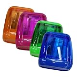 NUOBESTY 4 Stück Bleistiftspitzer Kinderspitzer Mini-bleistifte Buntstiftspitzer Tragbare Schärfer Handspitzer Für Schüler Manuelle Studenten-handspitzer Büro Plastik