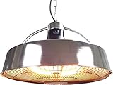 Aktobis Decken-Heizstrahler, Balkonheizer, Zeltheizer WDH-210S (Silbergrau + bis 2.100 Watt + Geringe Blendwirkung)