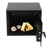 Hotelsafes, 30L Tresor Safe Wertschutzschrank Sicherheitsstufe mit Feuerfeste und wasserdichte Tasche Aktentresor Geldschrank, kann in Schränken, Registrierkassen, Hotels, Büros, 31 * 37 * 30cm