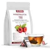 ULTHMOK Himbeerblättertee 50 Teebeutel – Himbeerblättertee Schwangerschafts- und Geburtsvorbereitung I 100 % natürlicher roter Himbeerblättertee, nicht gewebte Teebeutel