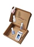 essie Nagellack Geschenkset Frauen „Lieblingsfarben“ für farbintensive Fingernägel, Nagellack without a stich + saltwater happy + blanc + ballet slippers + Base/Top Coat all-on-one, 5x 13,5 ml