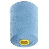 Aicosineg Nähgarn für Polyester 402 Nähmaschinengarn, Stickgarn, 8000 Meter pro Spule, Verbindungsgemaschine für manuelle und maschinelle Näharbeiten, Grau 342 1 Stück