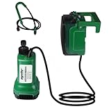 Mellif Akku Tauchpumpe für Makita Akku 18V, Wasserpumpe Akku Regenfasspumpe, Fördermenge 1800 L/h, max. Förderhöhe 4 m, 1,75 bar, mit Wasserrohr, Drehschalter für Gartenbewässerung(Ohne Akku)