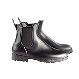 HORZE Damen Reitstiefeletten Palermo, Gummistiefeletten wasserdicht, Schwarz, 34