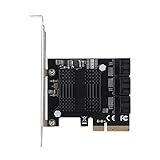 Expan-Karte, PCIe-Karte mit ASM-Chip, 5 III 6-Gbit/s-Ports, Expan-Karte für Desktop, schwere PCB-Karte für Festplatte und CD-Brenner