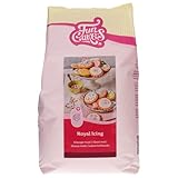FunCakes Mix für Royal Icing, einfach zu verwenden, zum Dekorieren von Kuchen und Keksen, schöne Glasur, nur Wasser hinzufügen, Halal., 4 kg