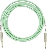 Fender Original Series Instrumentenkabel, für E-Gitarre und Bass, 3m, Gerade/Gerade, Surf Green