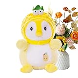 Pinguin-Plüsch – Frucht-Pinguin-Puppe | Weiches Kuscheltier für Kinder, Teenager, Erwachsene und Sammler | Süße Pinguin-Plüschpuppe – Schlafzimmer, Kinderzimmer, Auto, Sofa, Bett, Kinderzimmer, Reisen