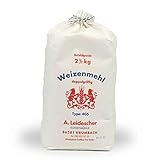 Premium Weizen Mehl - das GUTE aus Deutschland - WEIZEN MEHL 405 2,5Kg - KUNSTMÜHLE LEIDESCHER - DOPPLGRIFFIG 2500Gr