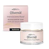 Olivenöl Intensivcreme Rosé Nachtcreme - Strafft und reduziert Falten - unterstützt die Hautregeneration - medipharma cosmetics - 50 ml