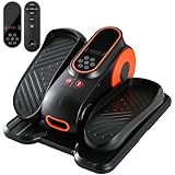 LIFERUN Mini Ellipsentrainer Untertisch Elektrischer Crosstrainer Electric Elliptical Trainer mit Fernbedienung Pedaltrainer Beintrainer Adjustable Speed Stepper für Zuhause Büro Teenager Senioren