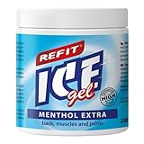 REFIT® Ice Gel Menthol Extra 230 ml – Extra Schmerzgel – hoher Mentholgehalt – extra kühlend – geeignet für Freizeit- und Profisport – zur Regeneration und Entspannung – einzigartige Formel