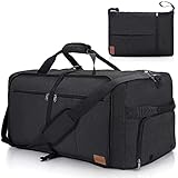 Urtala Faltbare Reisetasche für Herren & Damen, 80L Groß Weekender Übernachtungstasche mit Schuhfach, wasserdichte Handgepäck Tasche/Sporttasche